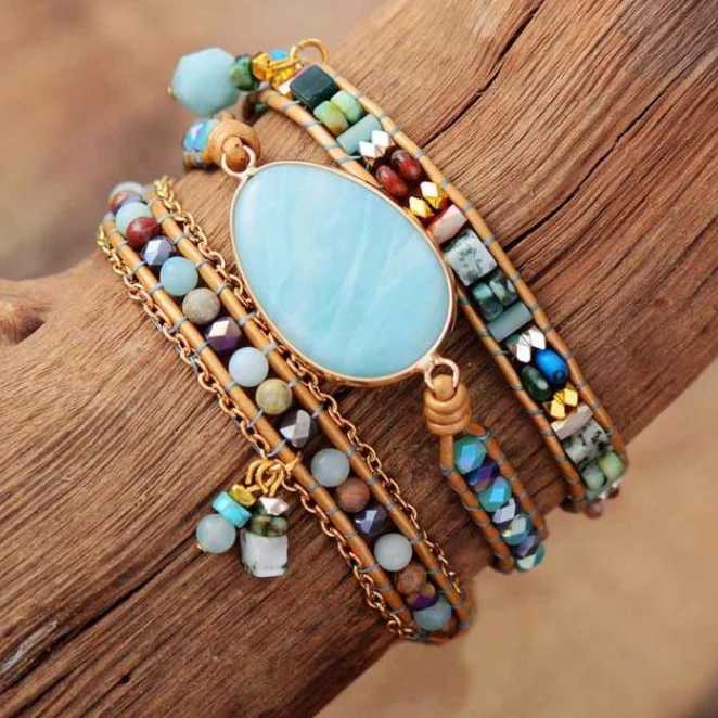 Bohemian Ocean Wrap Bracelet - Nueva Nova