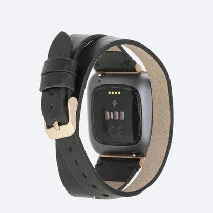 Bristol Double Tour Slim FitBit Leather Watch Straps-3