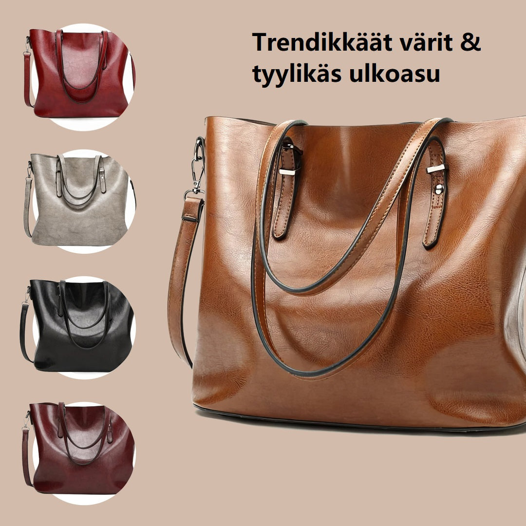 Nicolen Suosikki | Stijlvolle Vintage Leren Tas (Koop 1, Krijg 1 Gratis!)