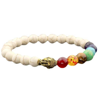 Verlichte 7 Chakra Boeddhistische Kralenarmband voor Harmonie en Balans