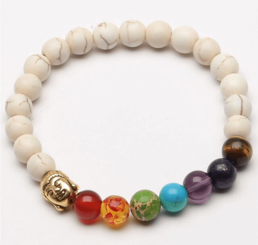 Verlichte 7 Chakra Boeddhistische Kralenarmband voor Harmonie en Balans