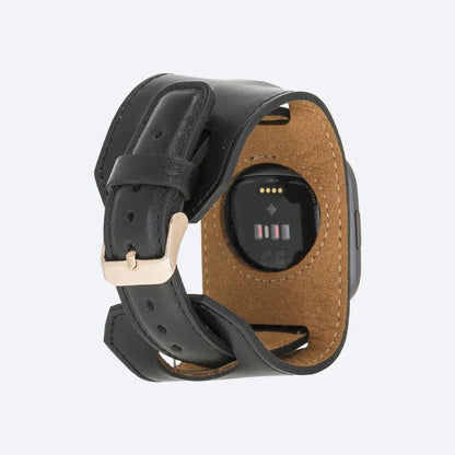 Swansea Cuff FitBit Leather Watch Straps-1