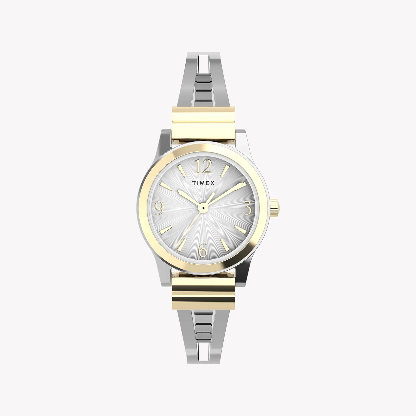 Timex Women's Two-tone Silver & Gold Watch, Silver Dial | TW2W18500-0