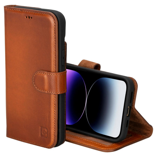 iPhone 15 Leather Wallet Cases with MagSafe-0