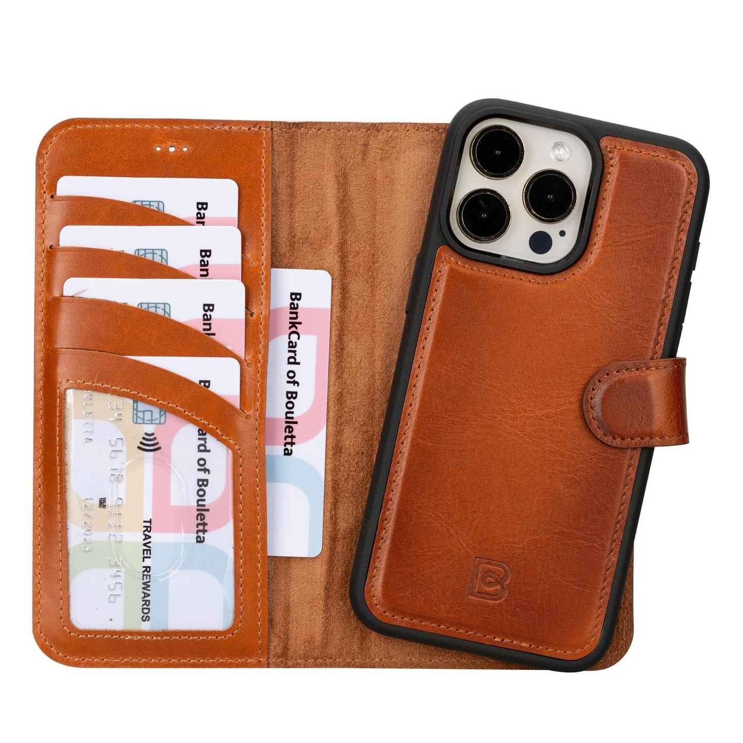 iPhone 15 Leather Wallet Cases with MagSafe-1