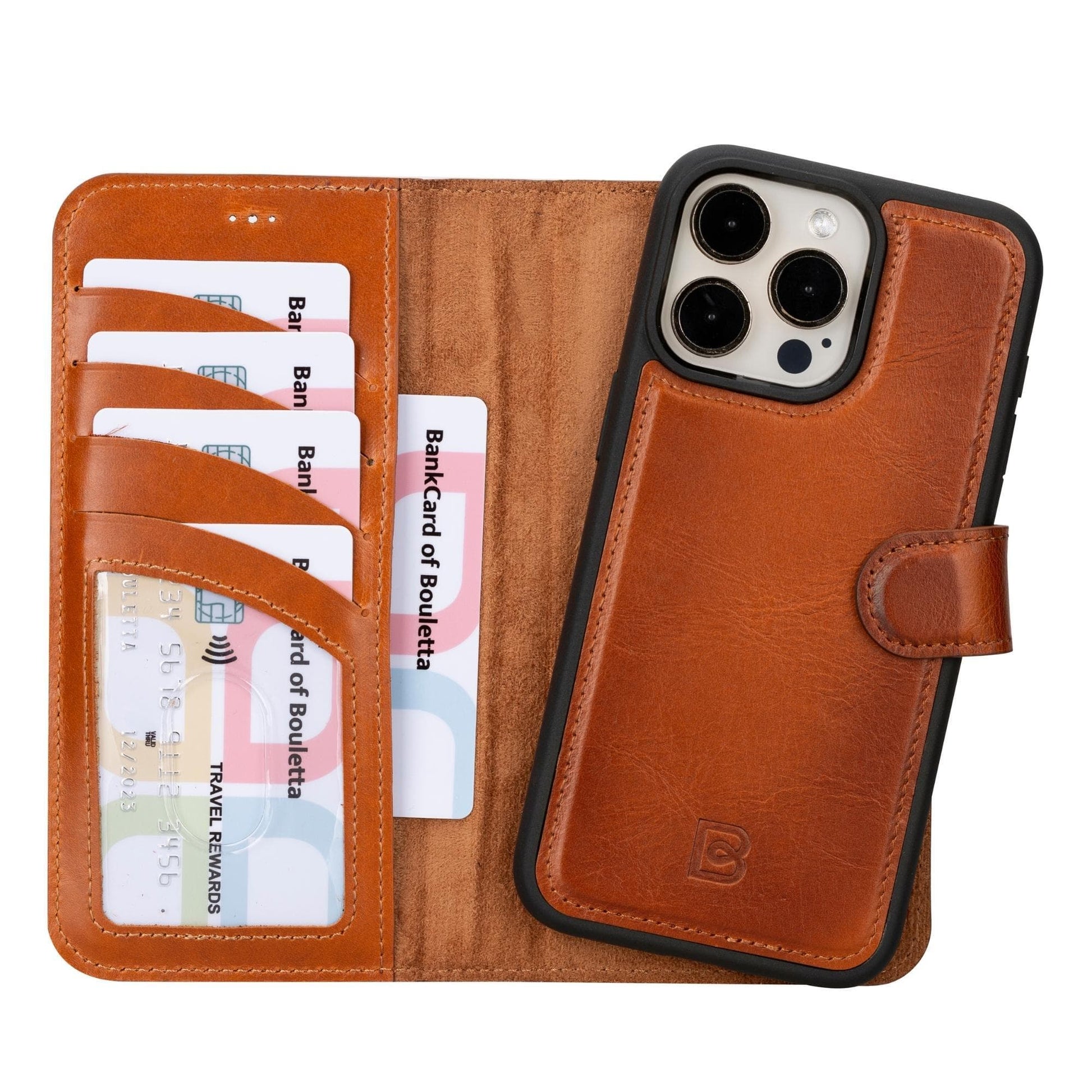 iPhone 15 Leather Wallet Cases with MagSafe-1
