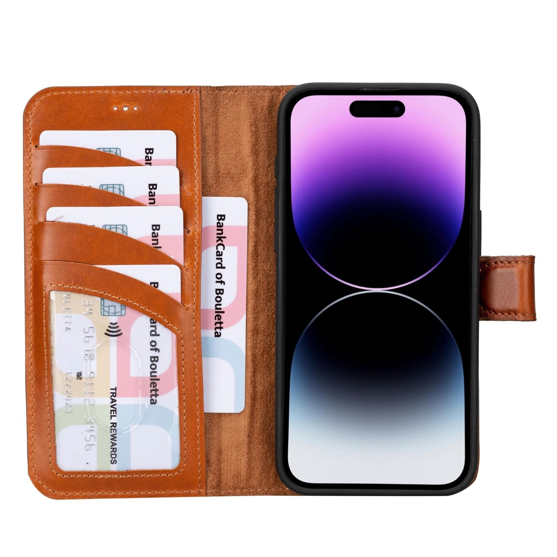 iPhone 15 Leather Wallet Cases with MagSafe-4