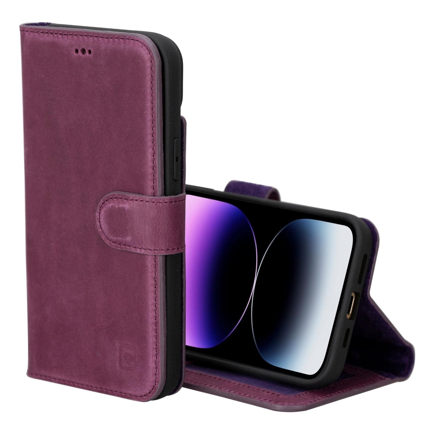iPhone 15 Leather Wallet Cases with MagSafe-5