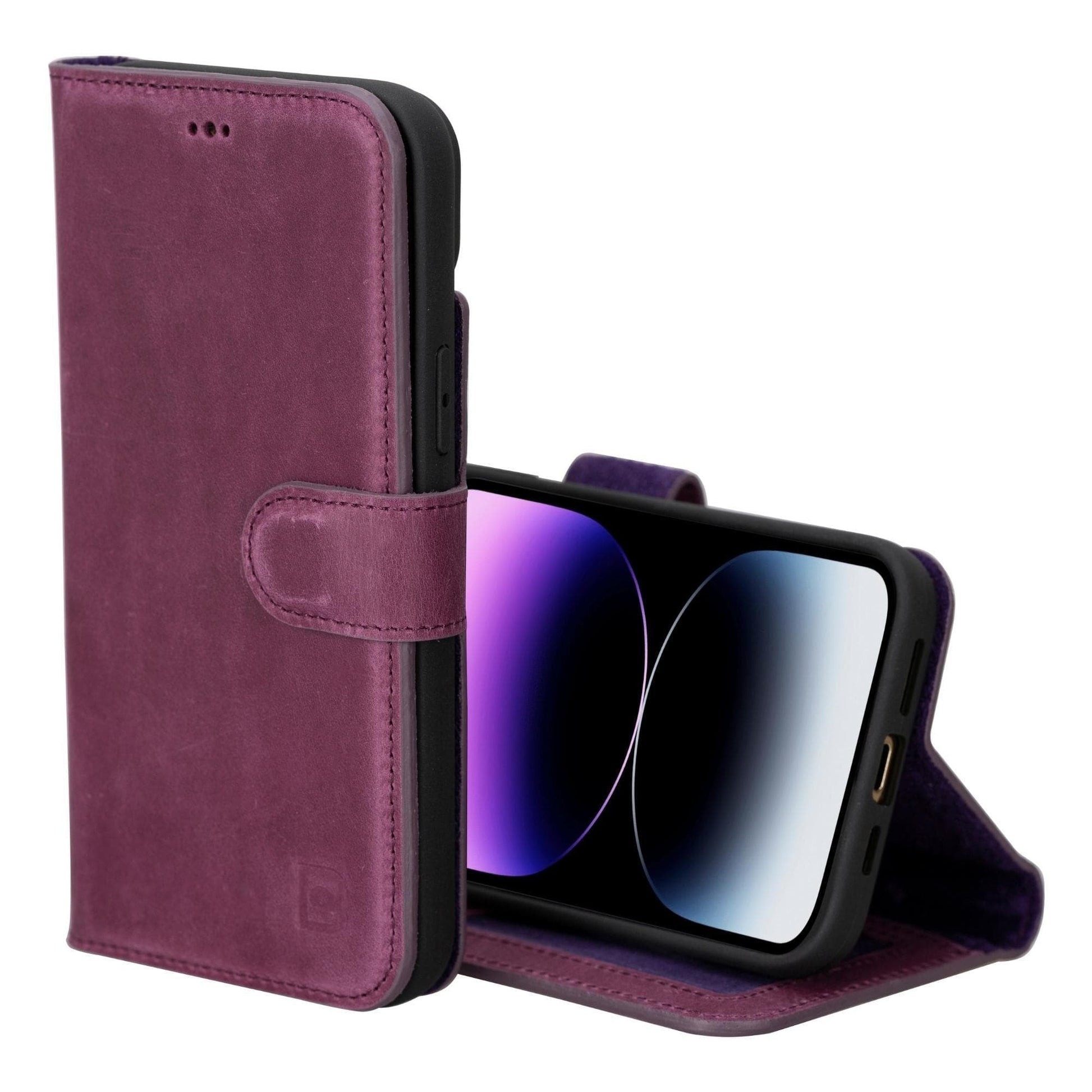 iPhone 15 Leather Wallet Cases with MagSafe-5