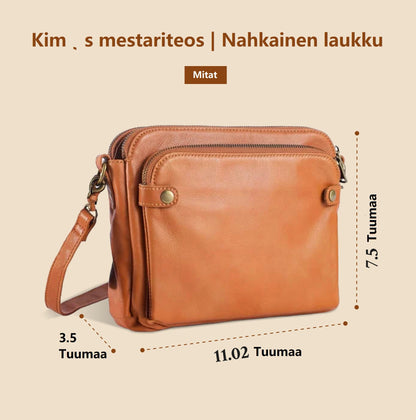 Kim's Meesterwerken | Luxe Leren Tas (Koop Eén, Krijg Eén Gratis)