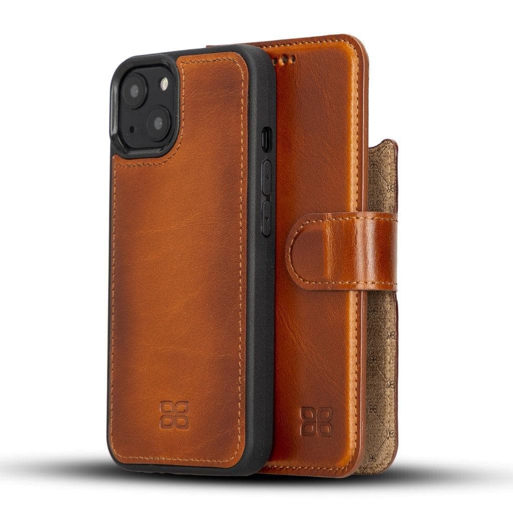 Apple iPhone 13 Series Detachable Leather Wallet Case - MW-16
