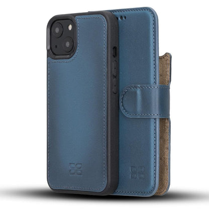 Apple iPhone 13 Series Detachable Leather Wallet Case - MW-17