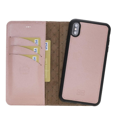Apple iPhone X Series Detachable Leather Wallet Case - MW-7