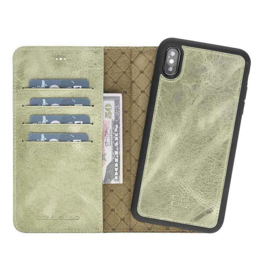 Apple iPhone X Series Detachable Leather Wallet Case - MW-6