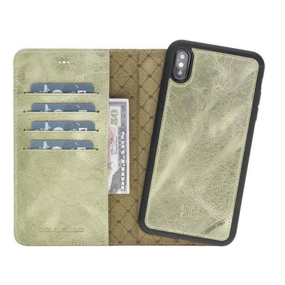 Apple iPhone X Series Detachable Leather Wallet Case - MW-6