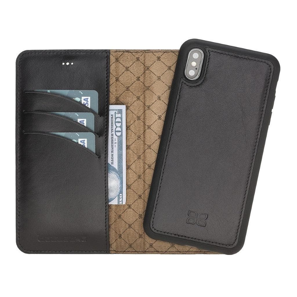Apple iPhone X Series Detachable Leather Wallet Case - MW-9