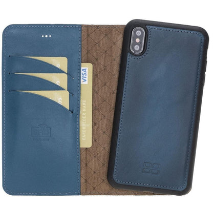 Apple iPhone X Series Detachable Leather Wallet Case - MW-11