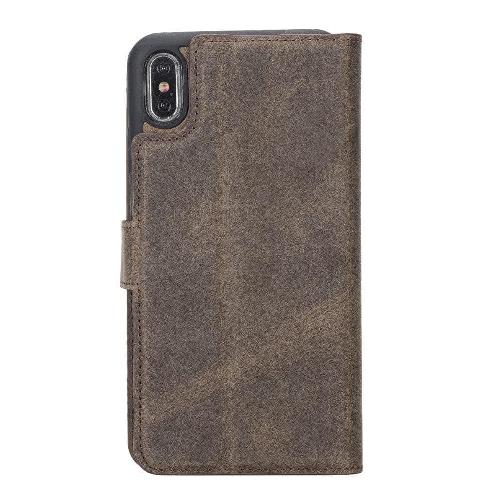 Double Magic Wallet iPhone X Series Genuine Leather Case - DMW - iPhone XR / ROMA BROWN-2