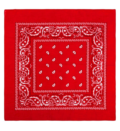 Grote Rode Bandana – Stijlvolle Unisex Hoofdband & Zakdoek