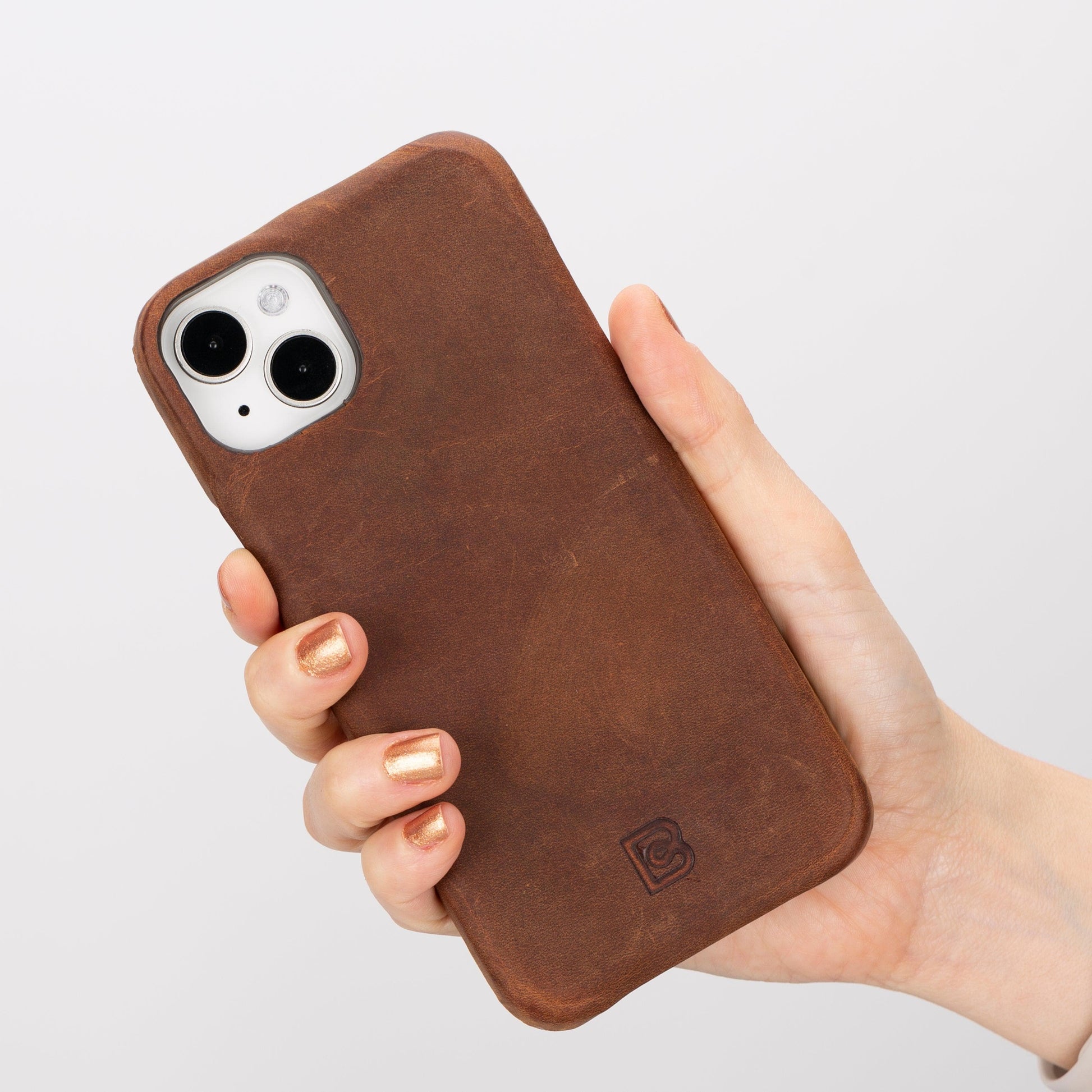 F360 iPhone 16 Full Genuine Leather Back Cover-2