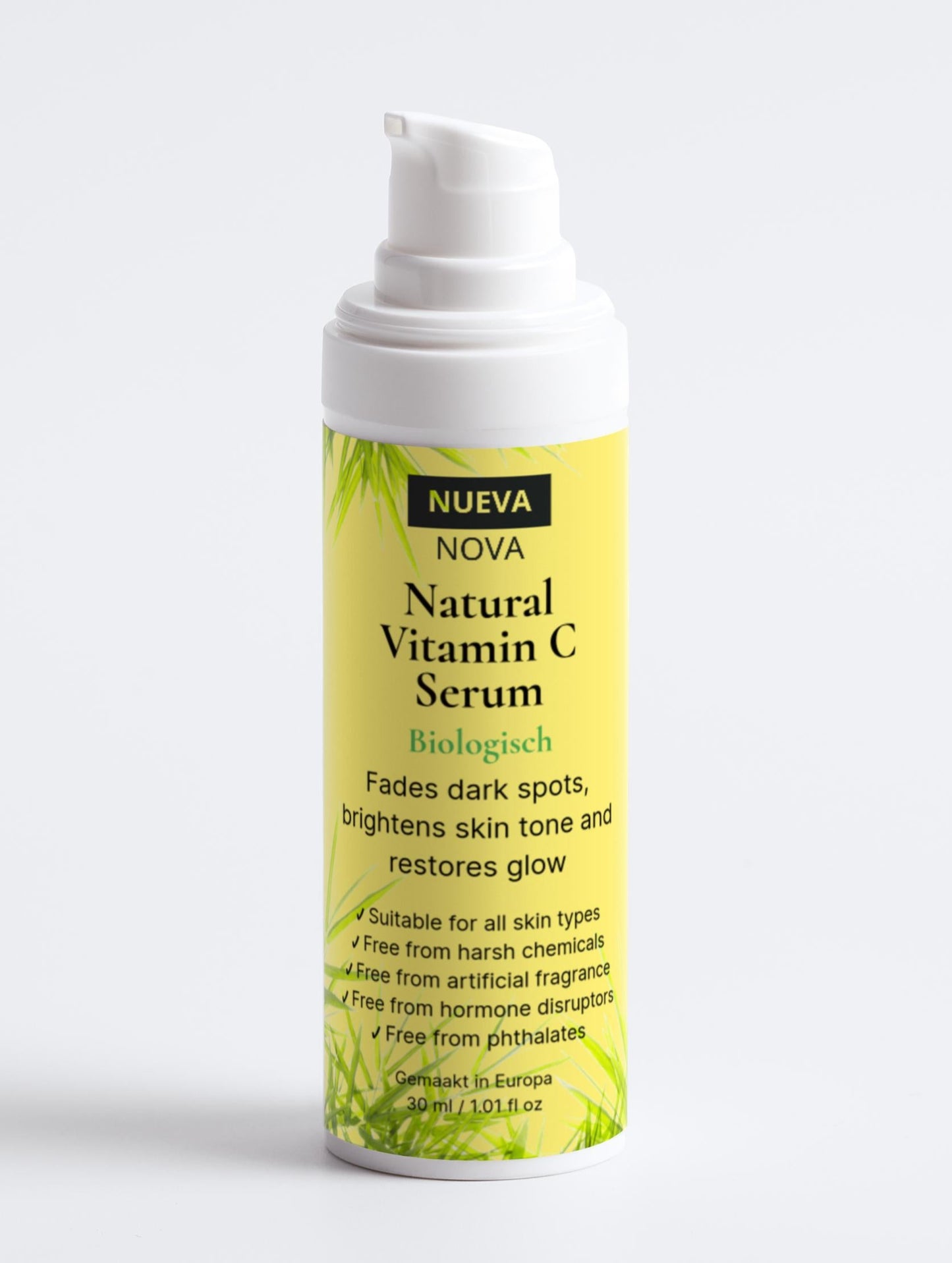Biologisch Vitamine C Serum – Tegen Pigmentvlekken, Voor Stralende Huid, 30ml