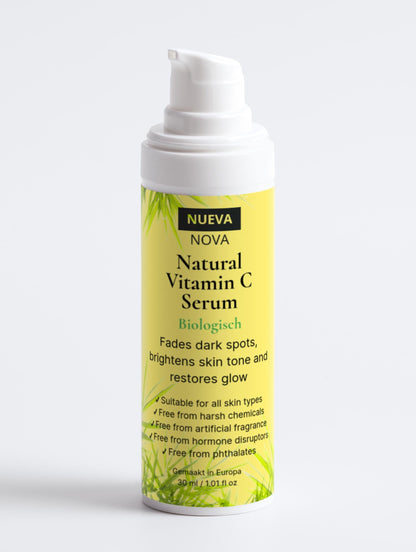 Biologisch Vitamine C Serum – Tegen Pigmentvlekken, Voor Stralende Huid, 30ml