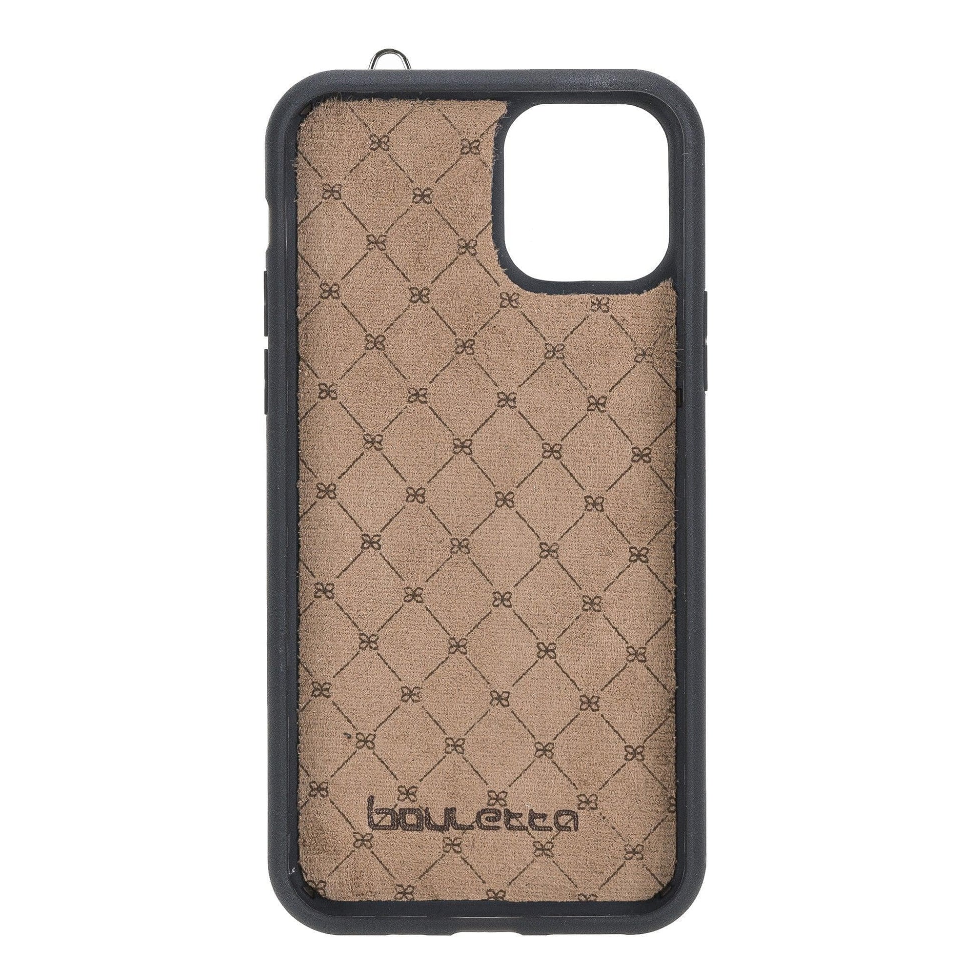 Flexible Leather Back Cover with Hand Strap for iPhone 11 Series-3