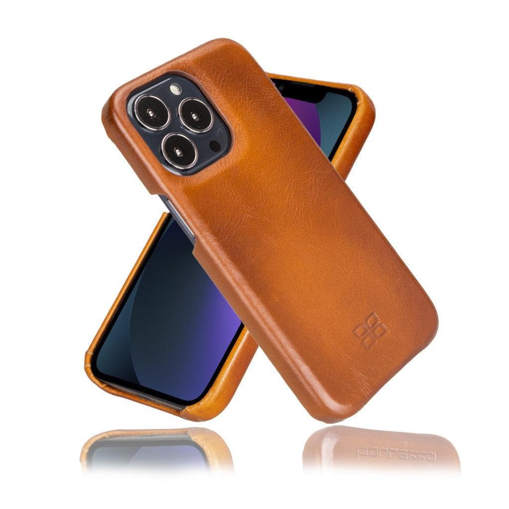 Full Leather Coating Back Cover for Apple iPhone 13 Series-0