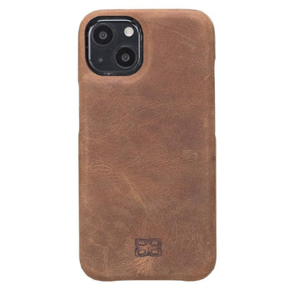 Full Leather Coating Back Cover for Apple iPhone 13 Series-14