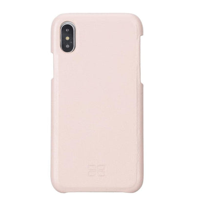 Full Leather Covered Back Cover for Apple iPhone X Series-13