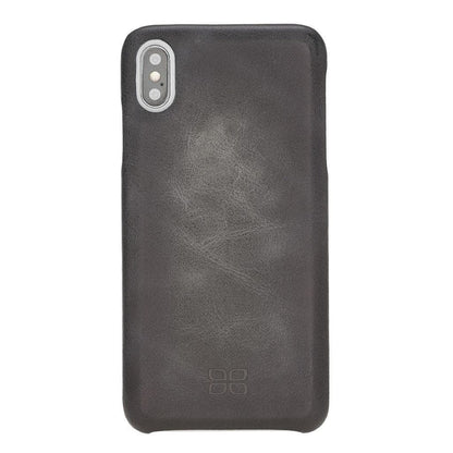 Full Leather Covered Back Cover for Apple iPhone X Series-14