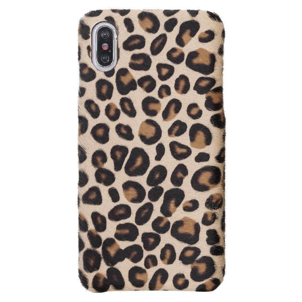 Full Leather Covered Back Cover for Apple iPhone X Series-17
