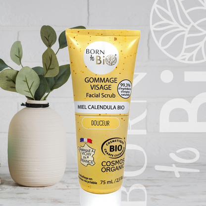 Calendula Honey Facial Scrub - Certified organic-1