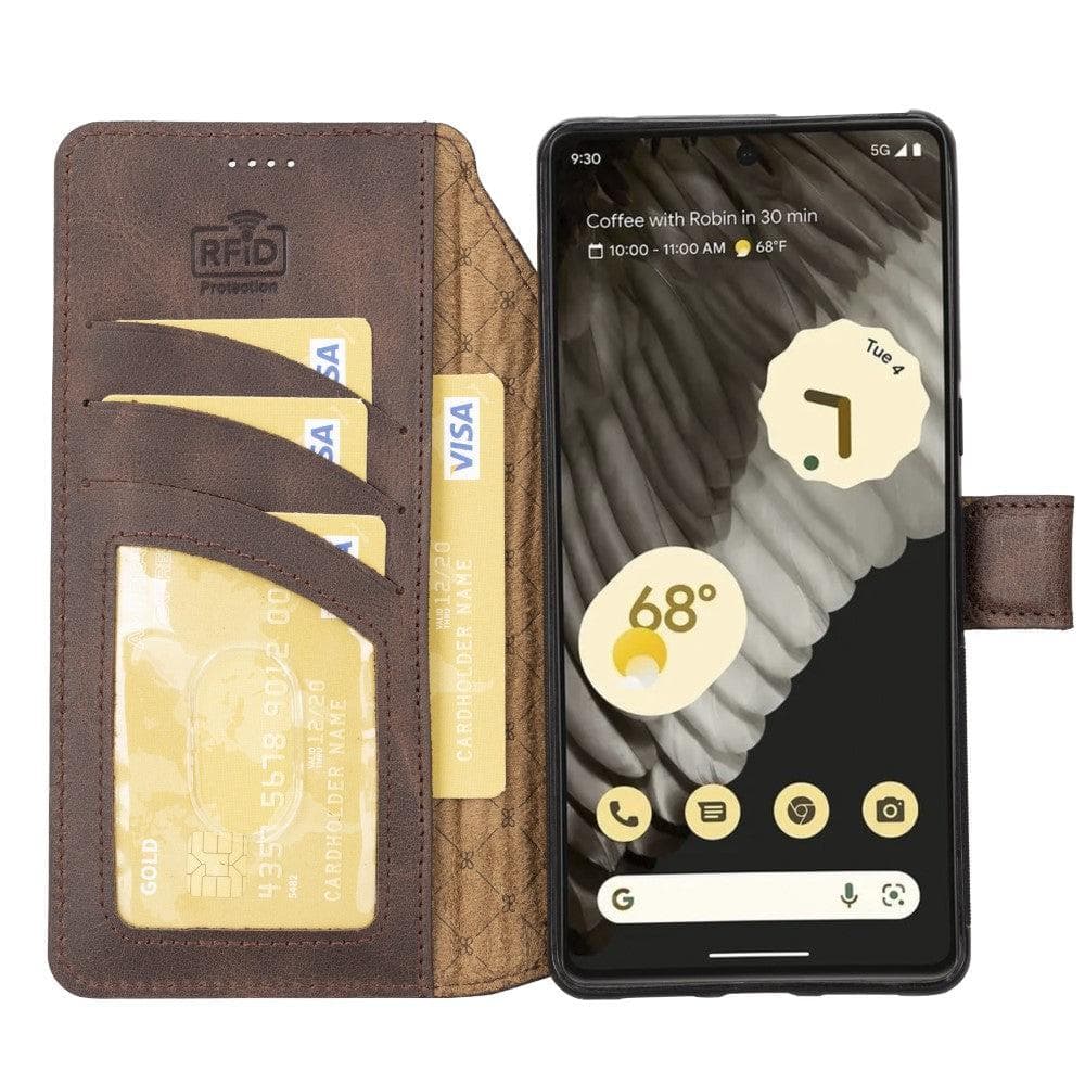 Google Pixel 7 Series Leather DetacHable Wallet Cases-0
