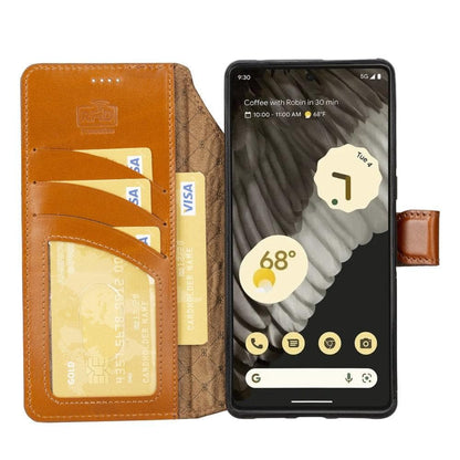 Google Pixel 7 Series Leather DetacHable Wallet Cases-5