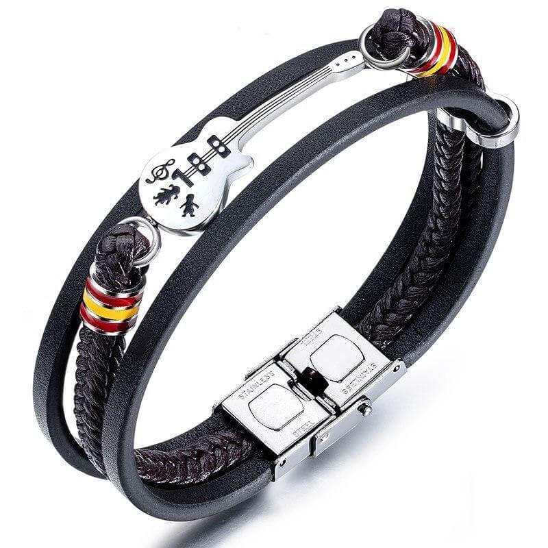 Huur een uniek muzikaal accent met onze stijlvolle gitaararmband!