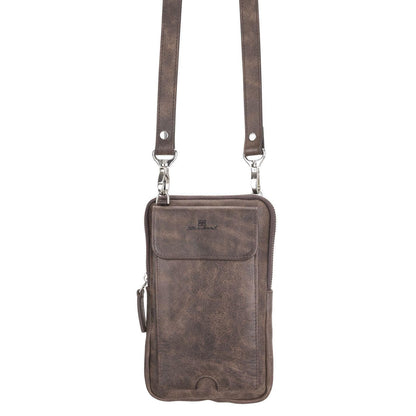 Nino Leather Crossbody Bag - Universal Wallet Case for Phones-5