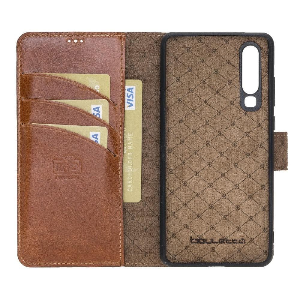 Huawei P30 Detachble Leather Wallet Case - MW-1