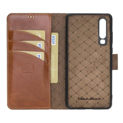 Huawei P30 Detachble Leather Wallet Case - MW-1