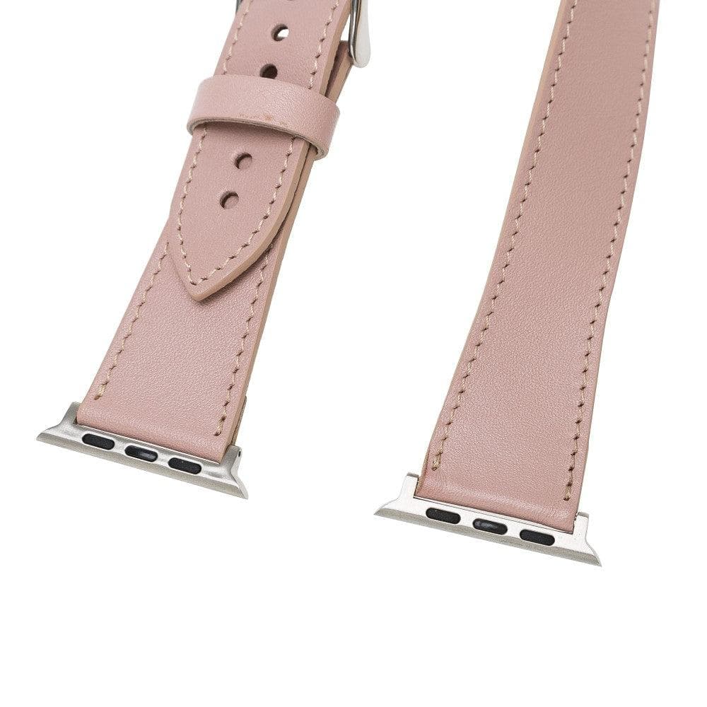 Lancaster Double Tour Classic Apple Watch Leather Straps-3