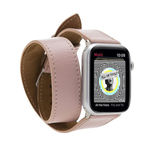 Lancaster Double Tour Classic Apple Watch Leather Straps-0