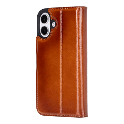 Leather iPhone 16 Detachable Wallet Case-4