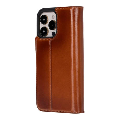Leather iPhone 16 Pro Max Detachable Wallet Case-4
