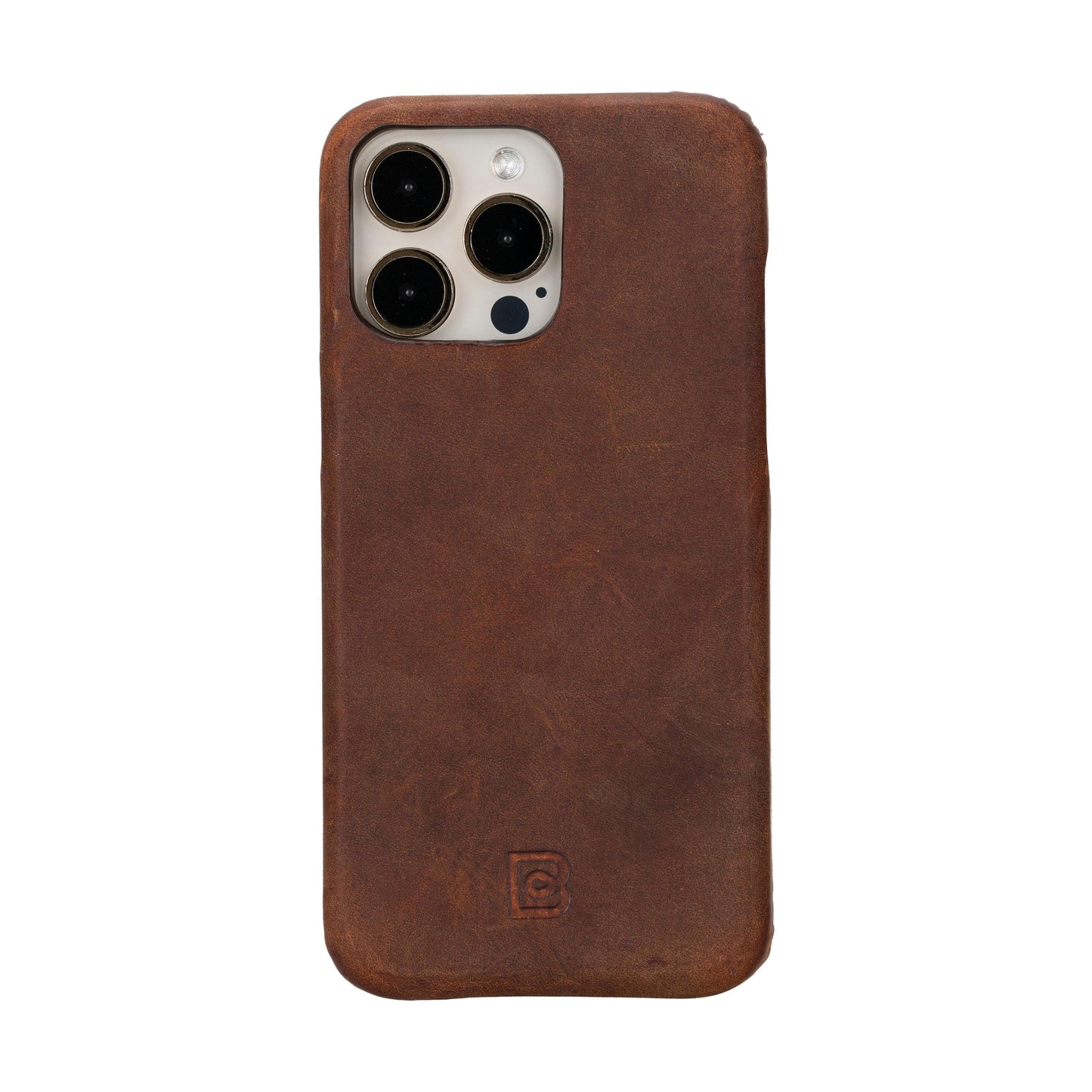 Leather iPhone 16 Pro Snap-On Cover Case-3