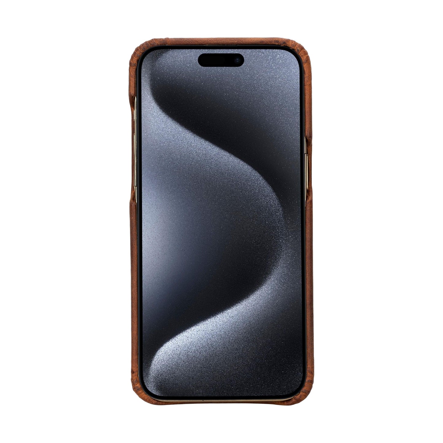 Leather iPhone 16 Pro Snap-On Cover Case-4