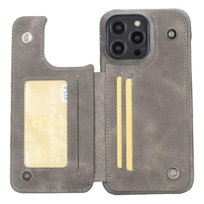 Leather Slim Ultimate Book Wallet Apple iPhone 14 Series-11