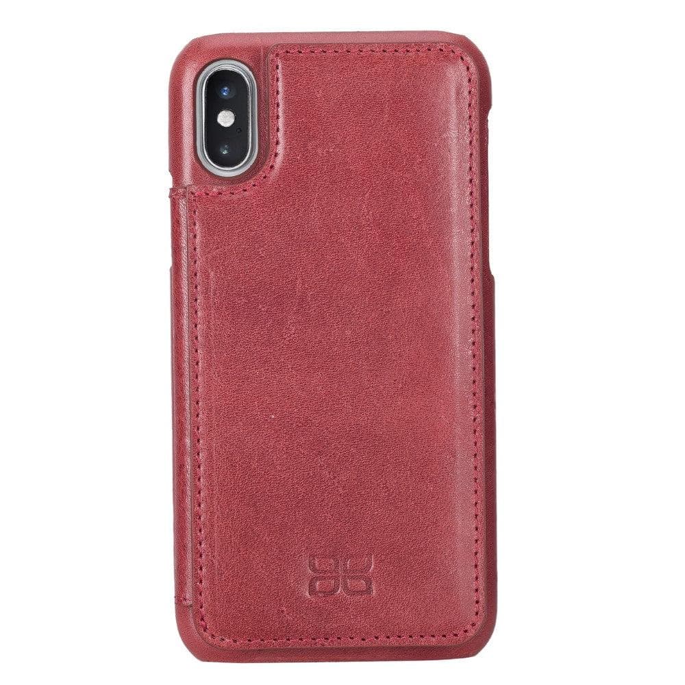 Ultimate Holder Genuine Leather Back Cover for iPhone X Series-5