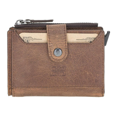 Leather Zip Mechanical Card Holder-5