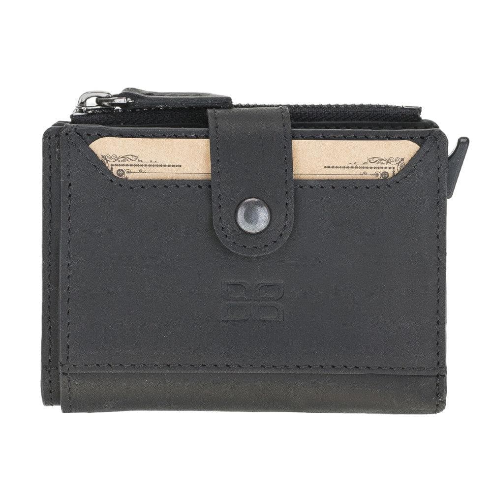 Leather Zip Mechanical Card Holder-6