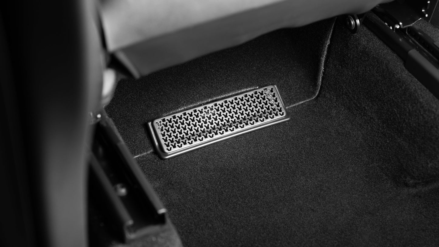 Lüftungsgitter (2x) für den Fußraum des Tesla Model Y-1